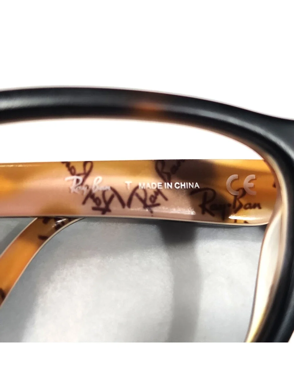 Ray Ban RB5228 5409 Tortoise Brown Oval Eyeglasses 50-17 140